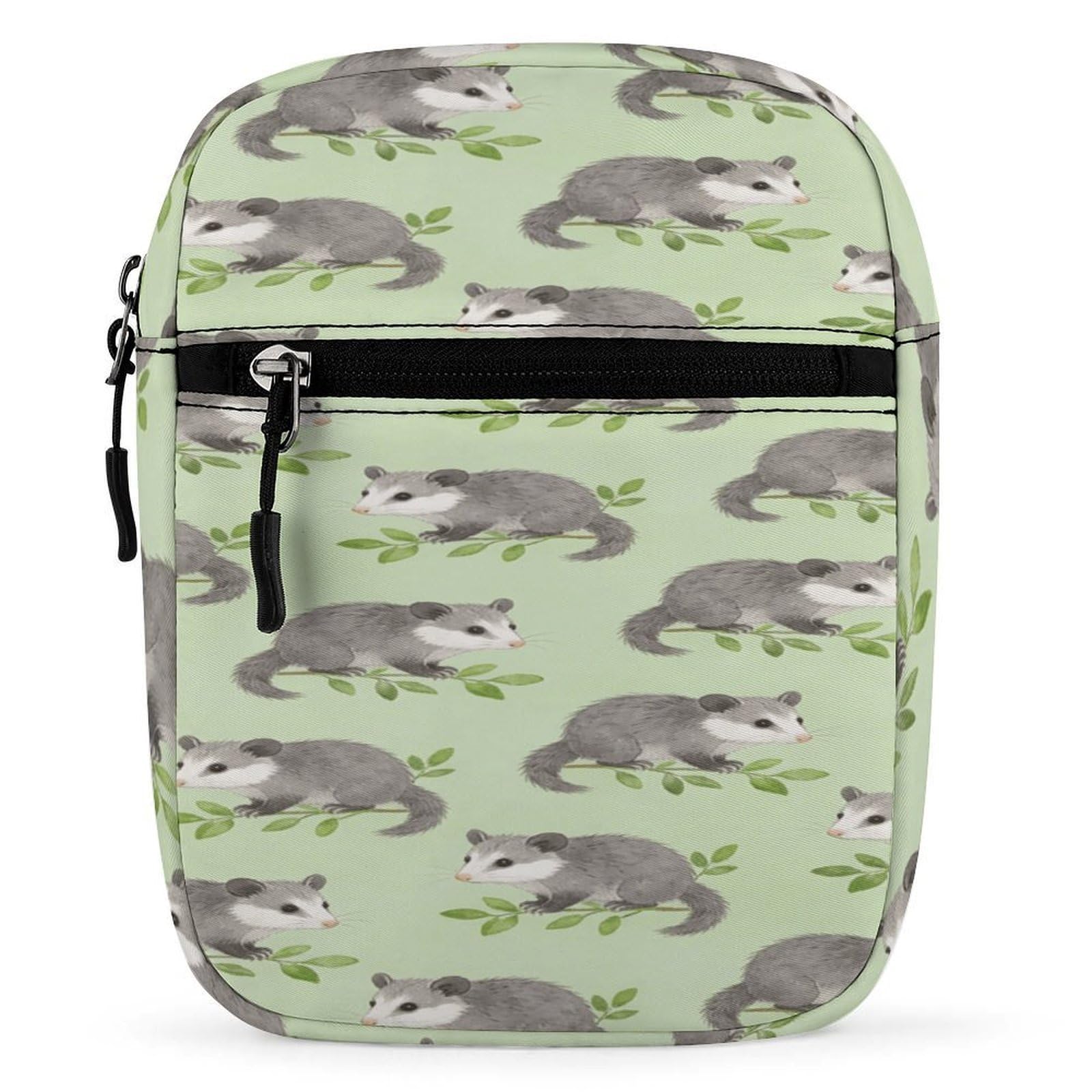 JOJOART Possums Branches Mini Messenger Bag Small Satchel Crossbody Bag Cross Body Shoulder Bag With Adjustable Straps