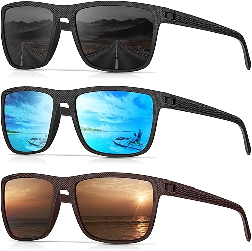 Gafas de sol polarizadas para hombre, gafas de sol clásicas para mujer, protección UV para pesca, conducción, golf