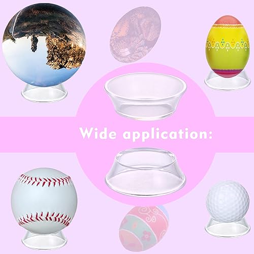 Miniatura 2 de Soporte de béisbol para pelotas de juego, soporte de exhibición de huevos de Pascua para fiesta de Pascua, soporte de esfera de sóftbol para pelotas
