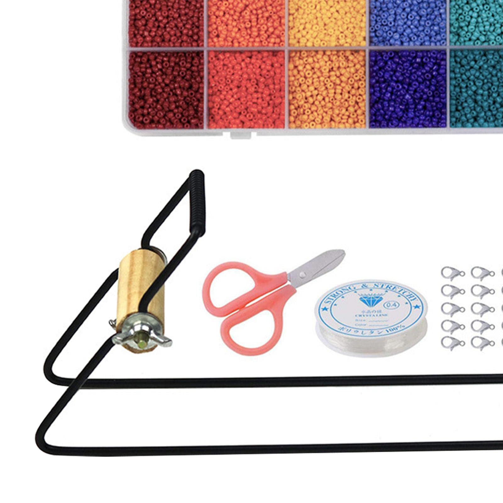 Kit di perline per braccialetti fai da te, 28 colori