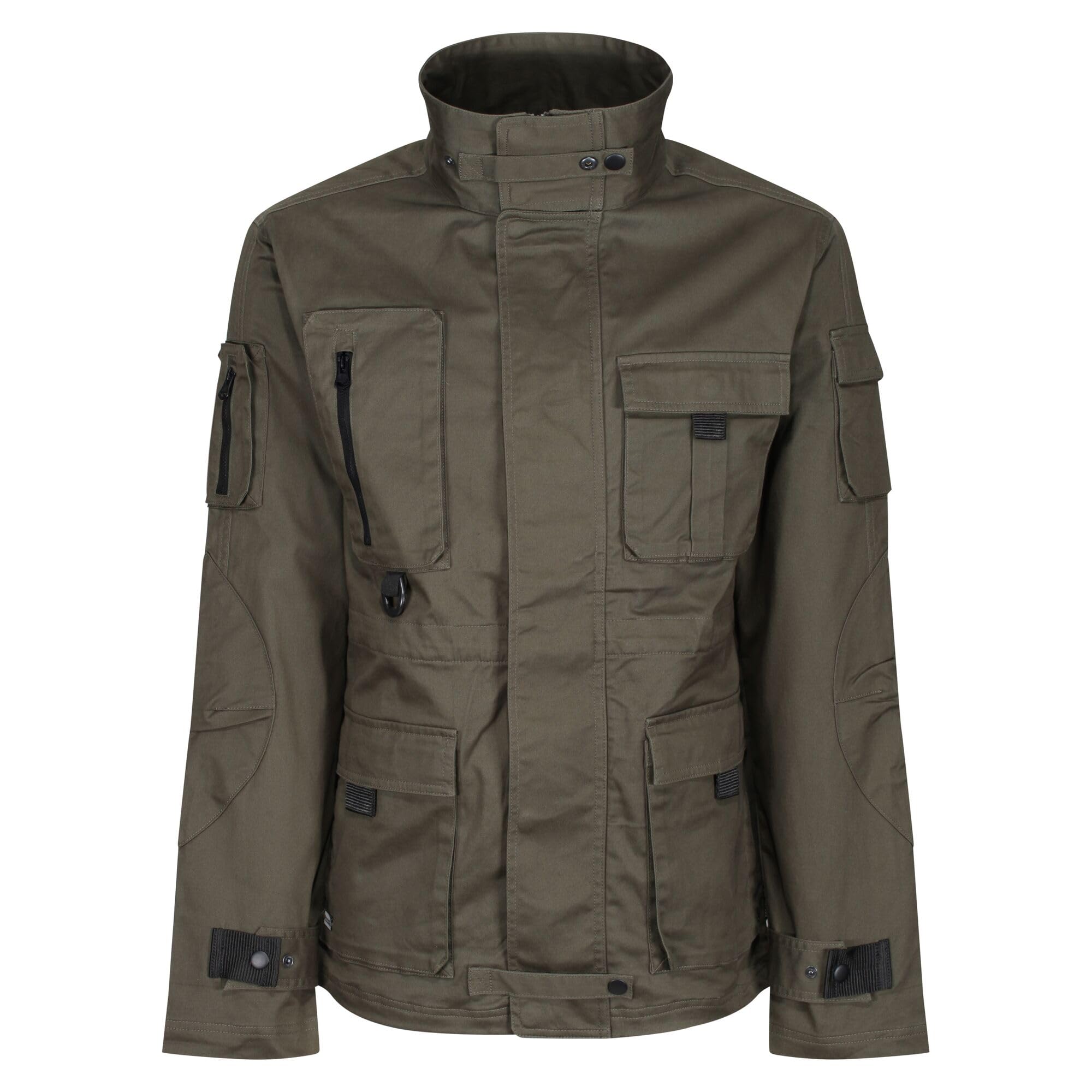 Regatta Professional Mens Pro Multi Pocket Utility Raincoat, Khaki, L EU