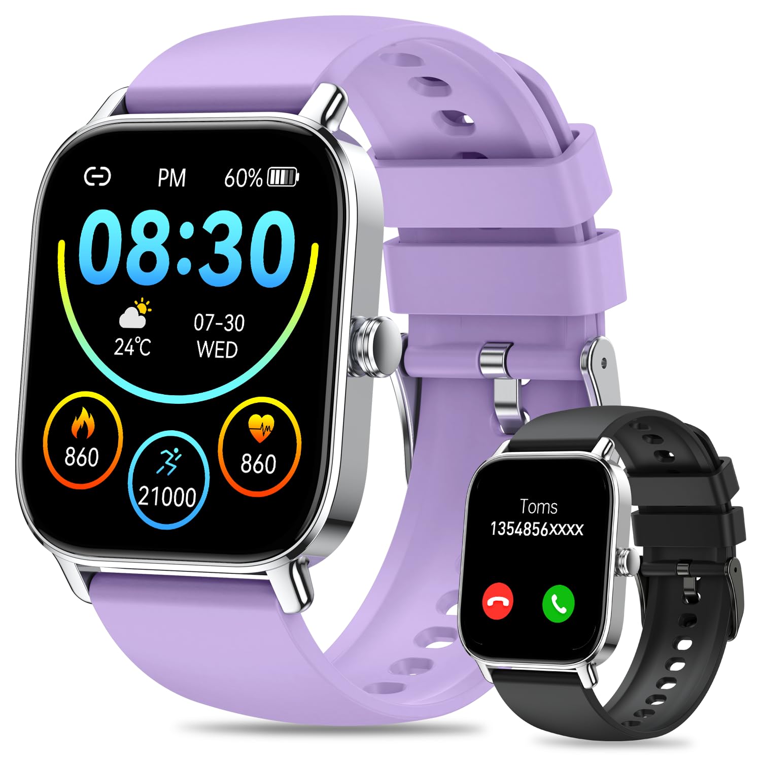 Smart Watch for Men Women Fitness Make Answer Call Digital Mens Watches Waterproof Running Pedometer Smartwatch for Android