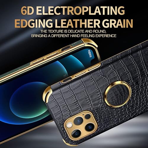 Miniatura 5 de Funda de cuero con patrón de cocodrilo de lujo para iPhone 14, 13, 11, 12 Pro Max, Mini, X, XR, XS, 7, 8, Plus, SE 3, color crema, para iPhone 13 Pro