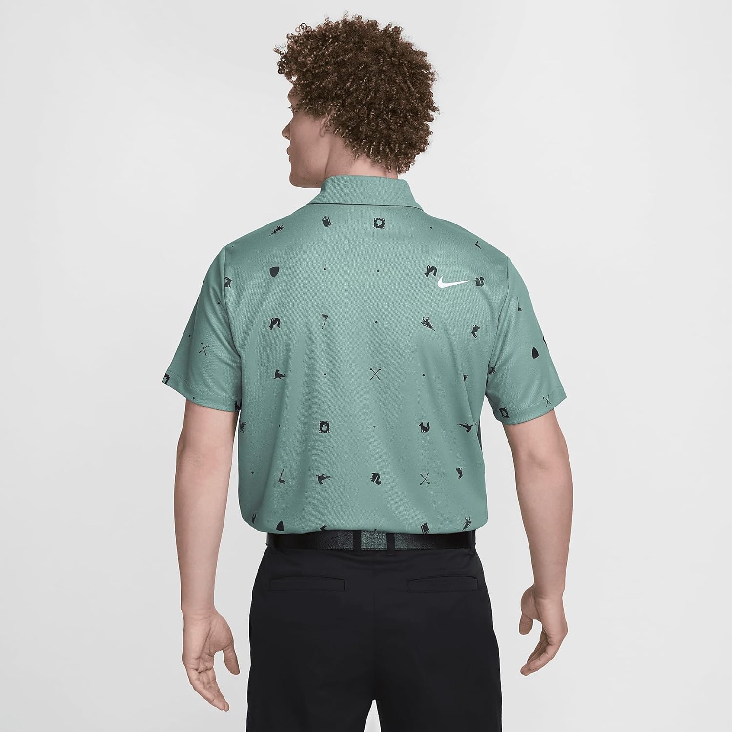 Nike Tour Men's Dri-FIT Golf Polo (Bicoastal/White, FQ0426-361) Size Small - Image 2