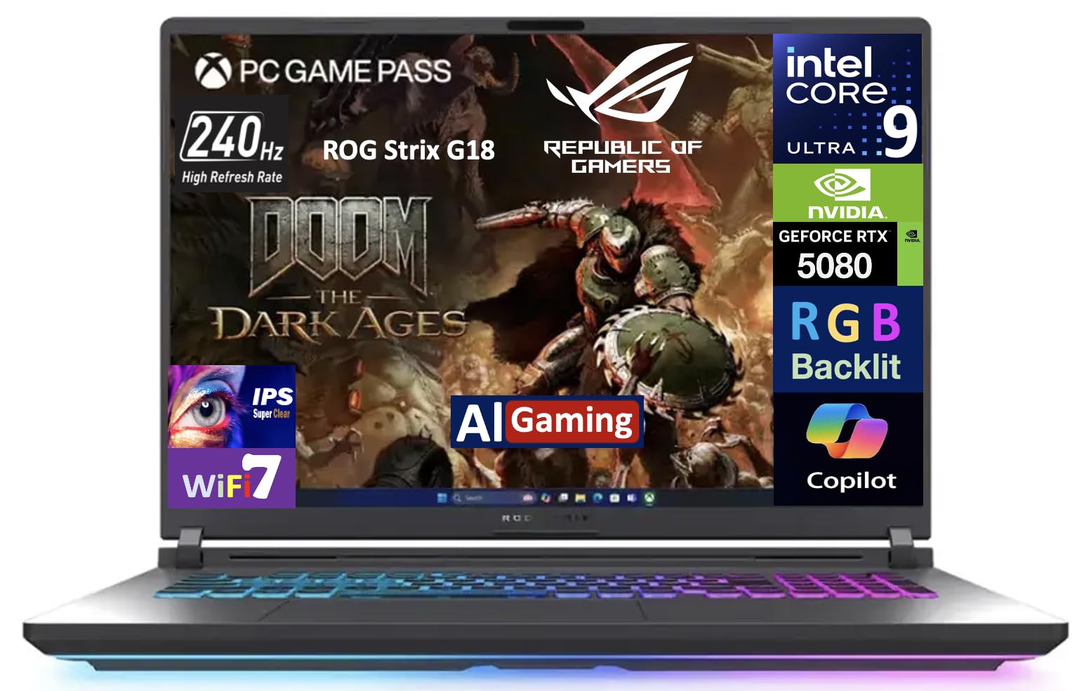 Amazon.com: ASUS ROG Strix G18 (2026) AI Gaming Laptop, 18