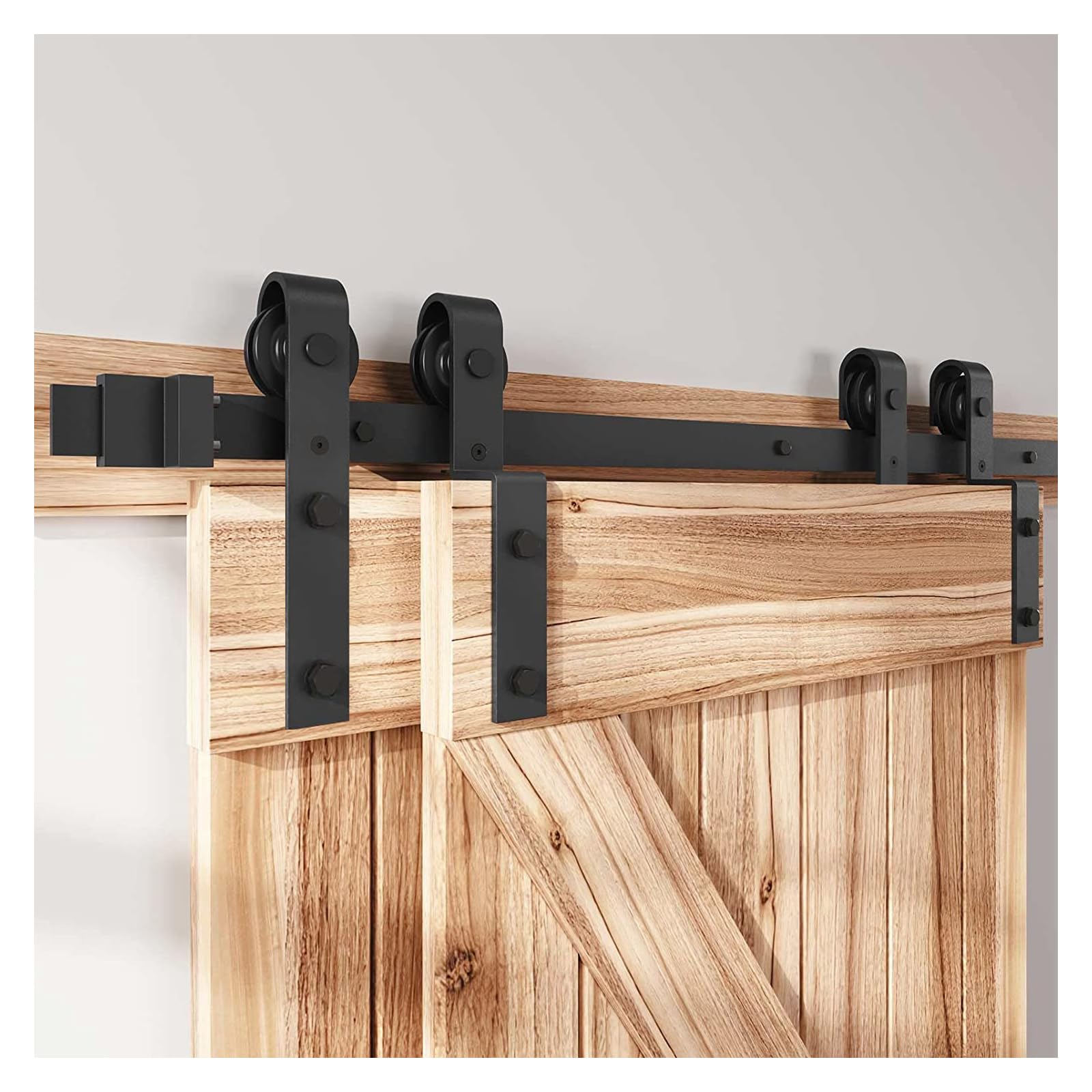 9.6FT/293Cm Schuifdeur Hardware Schuifspoor Schuur Deur Kit 9.6FT/293Cm Schuifdeur Hardware Schuifspoor Schuur Deur Kit