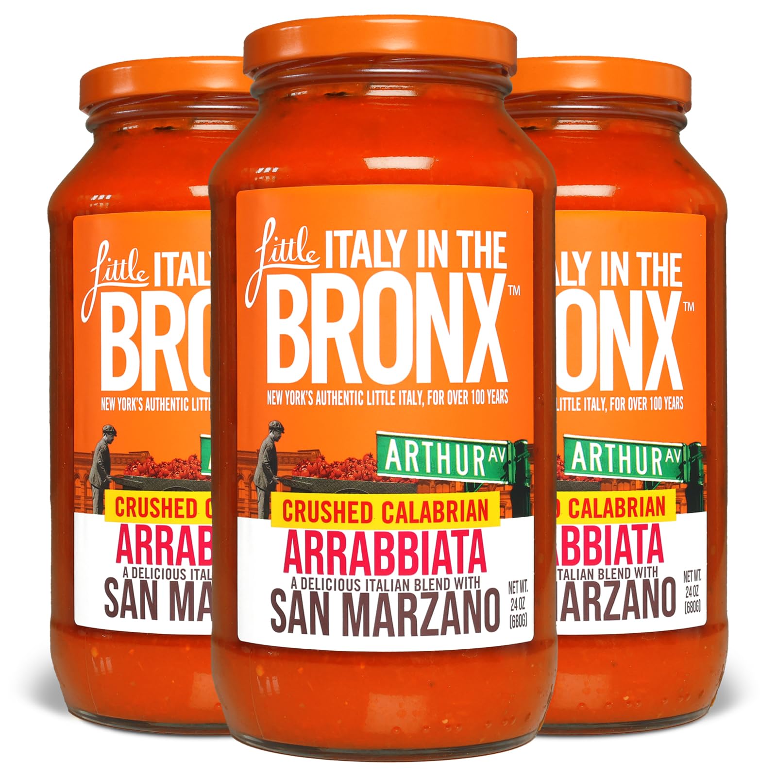 Amazon.com: Little Italy in the Bronx Arrabbiata Sauce - Pasta