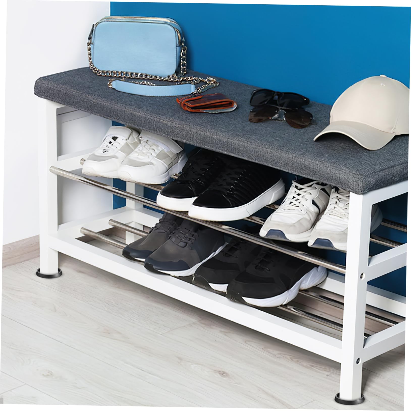 IMIKEYA Lot De 3 Patins Ronds Résistants pour Meubles Protègent Votre Sol 8 Pièces X 3