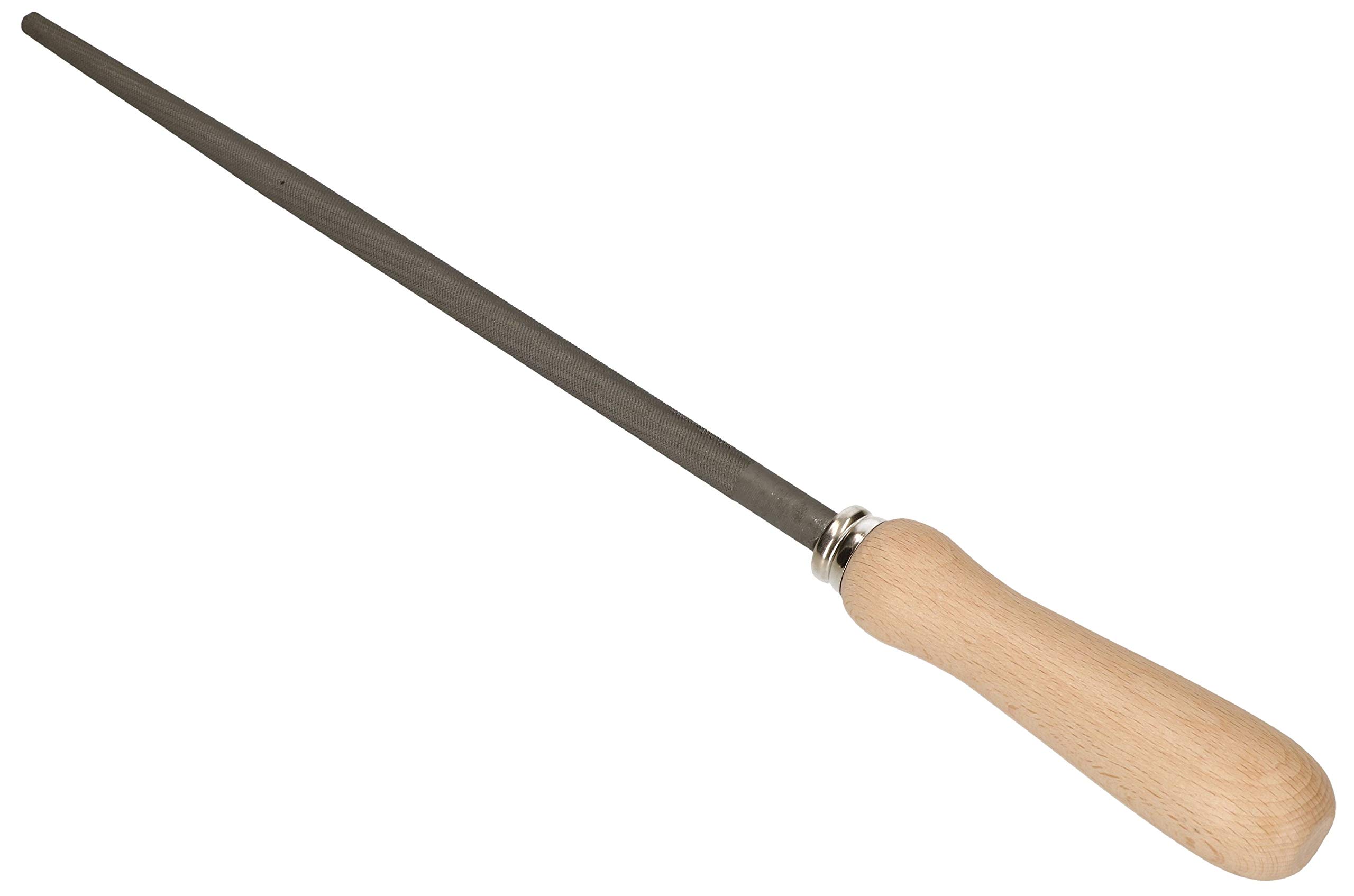 KOTARBAU® Lime d'atelier ronde - Longueur : 300 mm - Coupe 2 (moyenne) - Lime à main ronde en métal pour traitement grossier du métal.