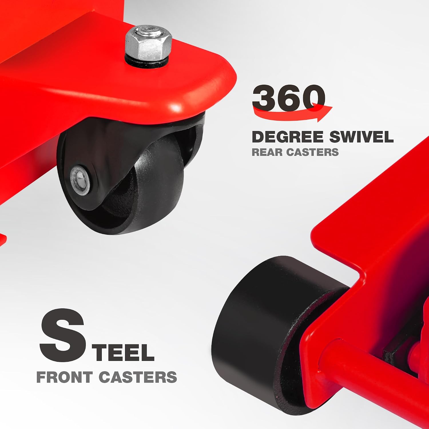 Big RED ATZ830023WR Torin Hydraulic Floor Jack: Ultra-Lightweight with Dual Pump Quick Lift, Heavy Duty Steel, Convenient for Daily Use, 3 Ton (6,000 lbs Capacity)