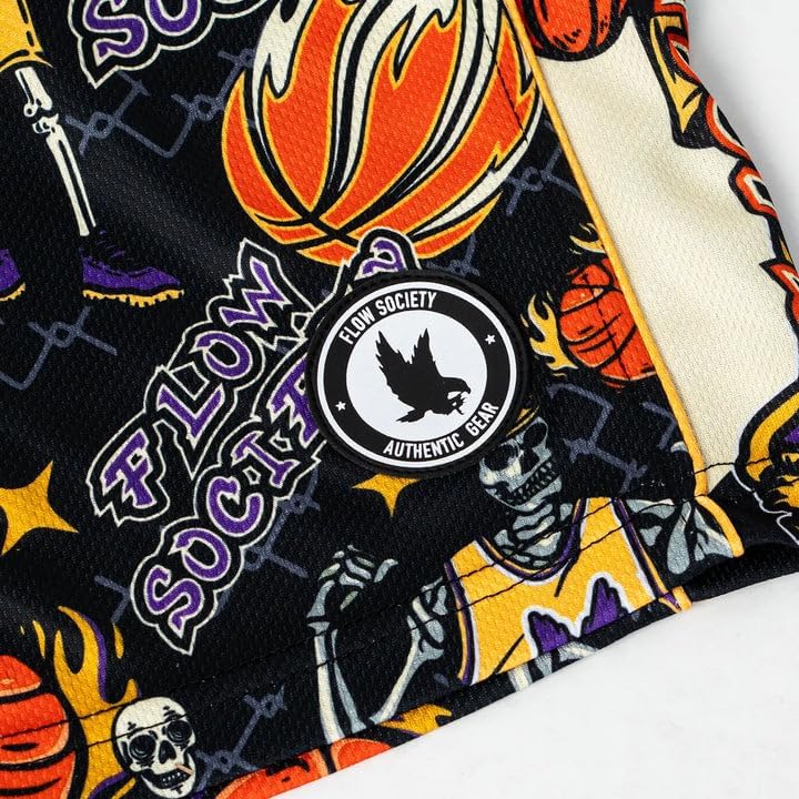 Flow Society Skeleton Hoops Boys Athletic Shorts