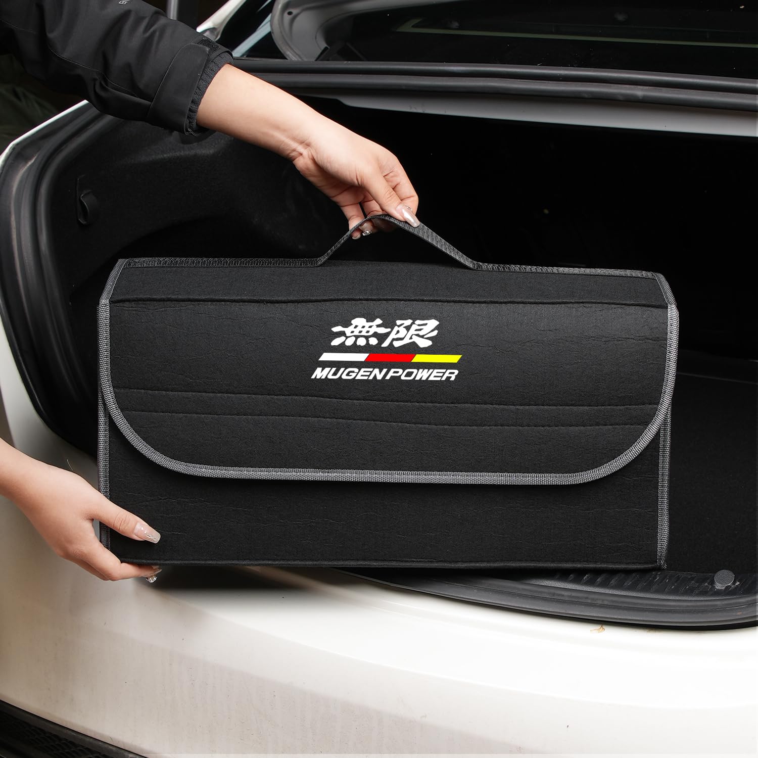 Amazon.co.jp: 無限 MUGEN 専用 車用 トランク 収納ボックス 底板付き