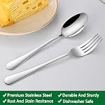 DEHOV 30 Pcs Cutelry Sets,Premium Stainless Steel Flatware Sets Service for 6, Mirror Polished Tableware Silverware Set for Home,Restaurant,Hotel Knife Spoon and Forks Sets