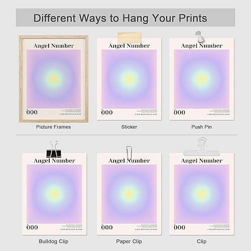 Miniatura 5 de SIGNWIN Juego de pósteres de lienzo adhesivo, arquitectónico y floral, color rosa, naturaleza silvestre para sala de estar, dormitorio, oficina, 12