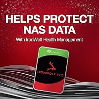 Vista 3 de Seagate IronWolf Pro, 8 TB, Enterprise NAS HDD interno - CMR 3.5 pulgadas, SATA 6 Gb/s, 7.200 RPM, caché de 256 MB para almacenamiento conectado a