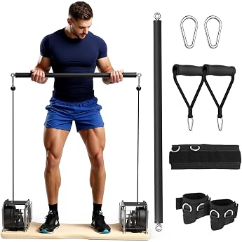 All-in-One Strength Training System with 7-17kg Resistance