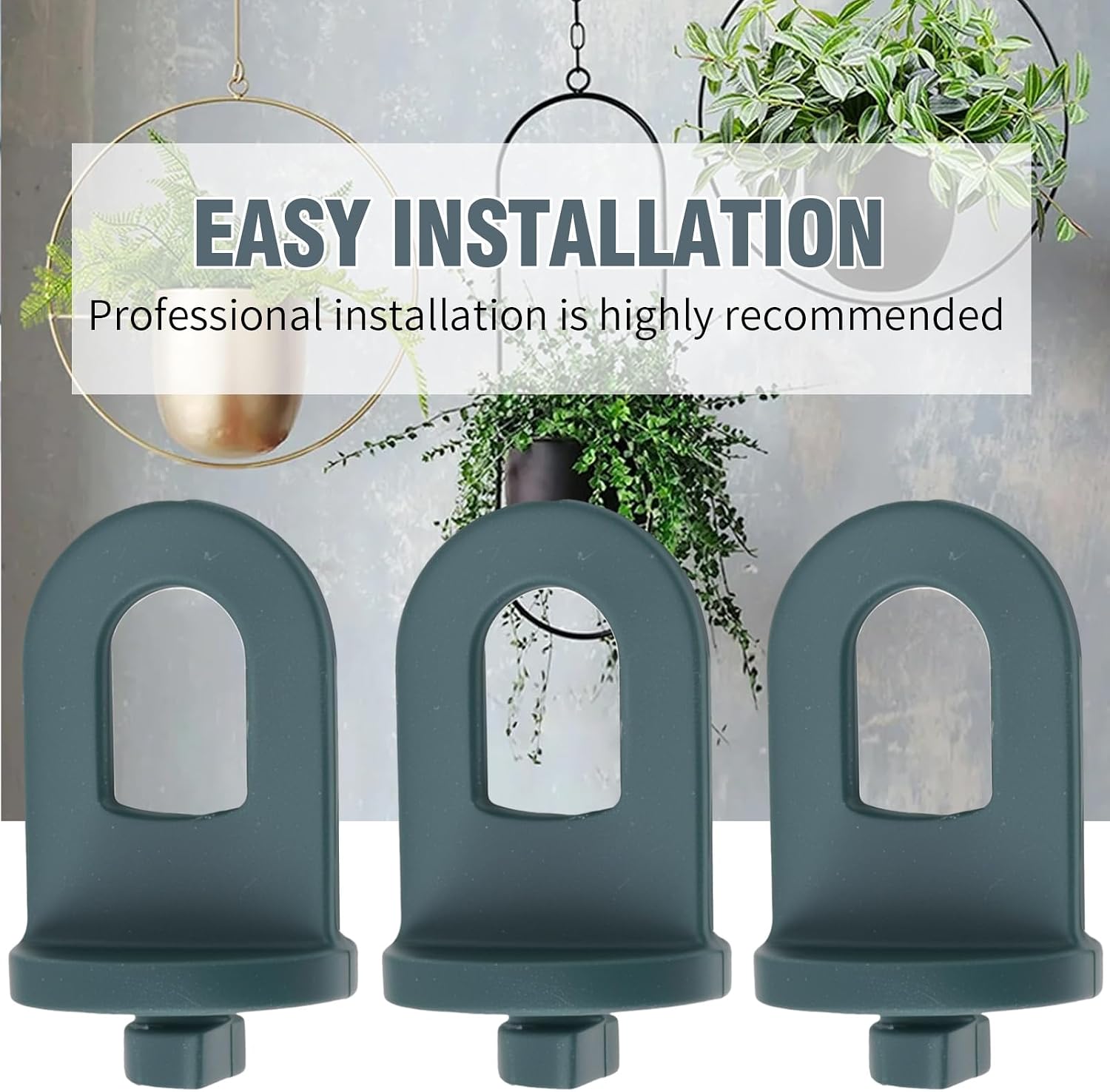 Saihisday 150Pcs Greenhouse Hooks Hanger Kit - Twist Clips for Aluminium Greenhouse Insulation