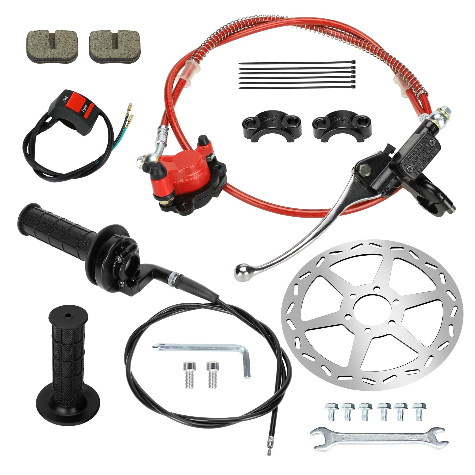 Photo 1 of XIKOBY Mini Bike Hydraulic Brake Kit & Throttle Assembly