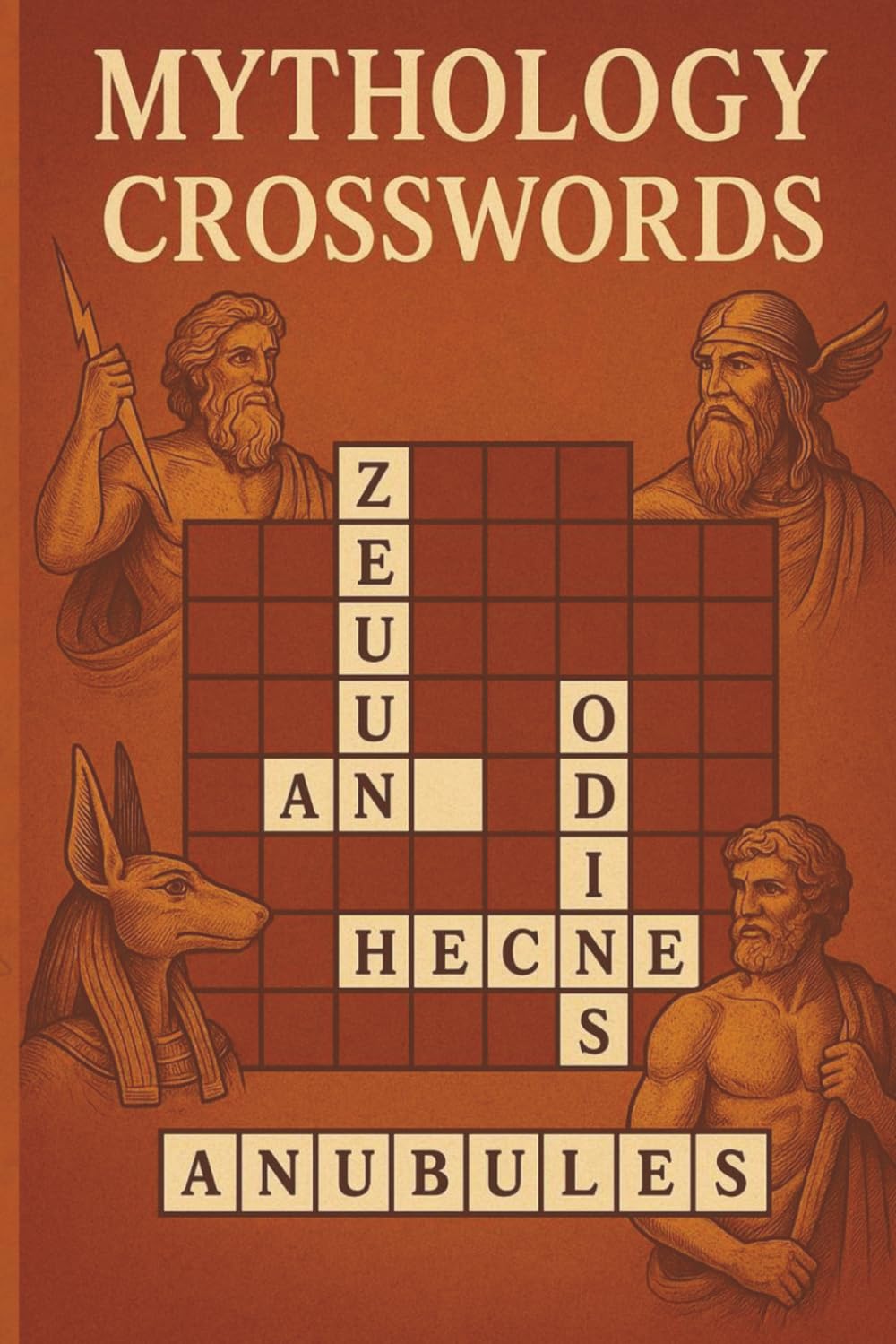 MYTHOLOGY CROSSWORDS: 450 Puzzle Crossword Clues Inspired by Ancient Legends, Forgotten Gods, and Timeless Myths