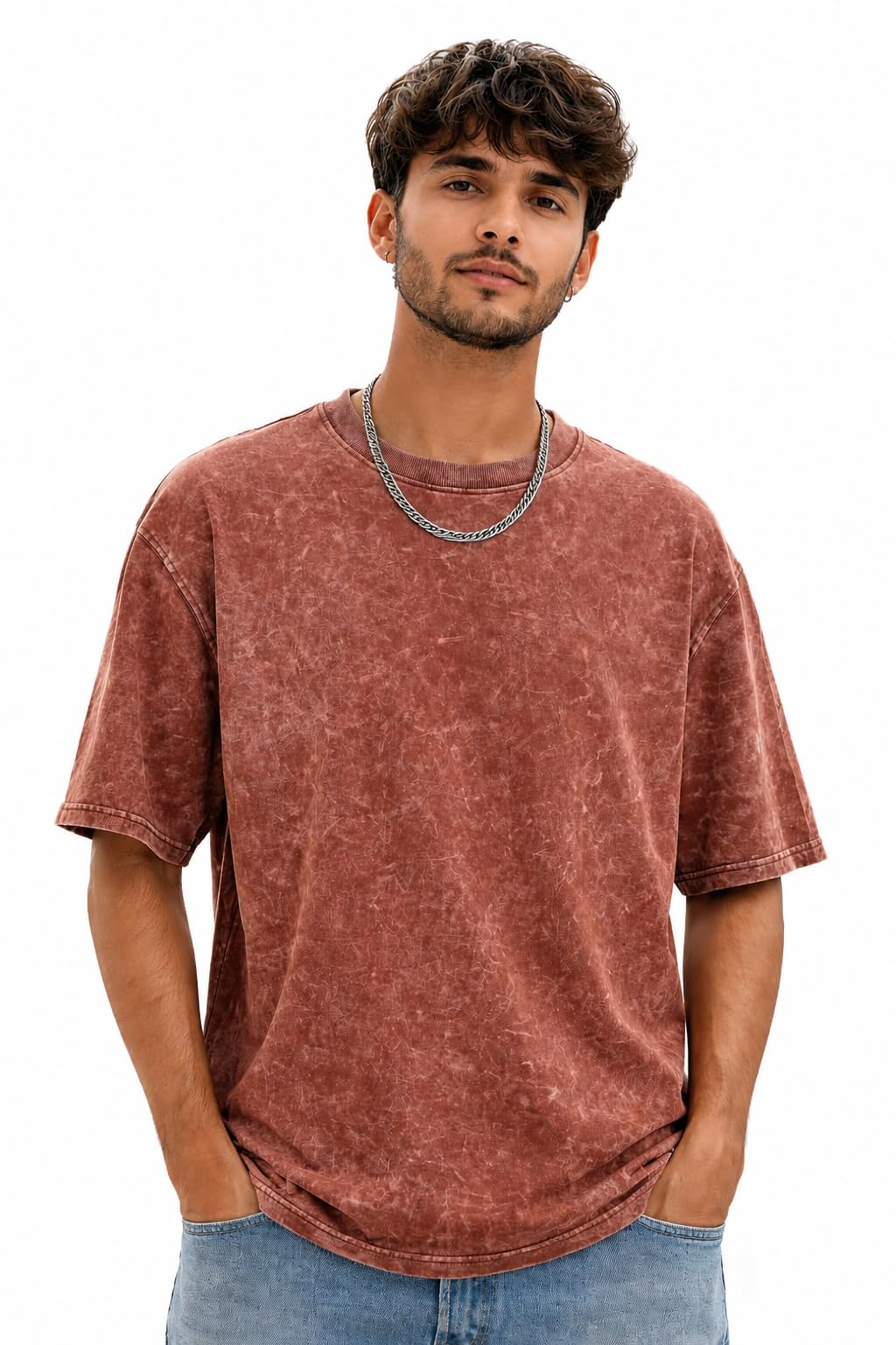 Premium Oversized Drop Sholder Acid WASH Tshirt-picture-16