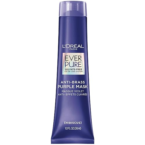 Miniatura 2 de Champú morada Ever Pure de L'Oréal Paris para el cuidado del cabello y tonificación de cabello rubio, libre de sulfato.