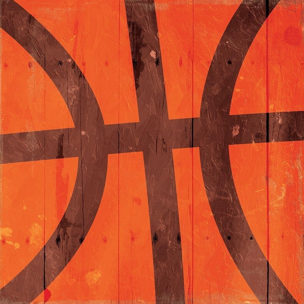 ArtDirect Kids Sports Basketball Unframed Art Print Giclee Poster by Villa, Milli - Ready for Framing with Customization Sizes 8x8, 11x11, 16x16, 24x24, 36x36, and 48x48 Inches