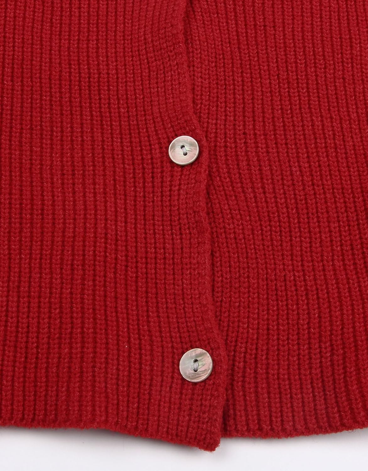 shermie Women's Button Down Y2k Cropped Cardigan Top Summer Lightweight Cable Knit Sweater Top - Image 7