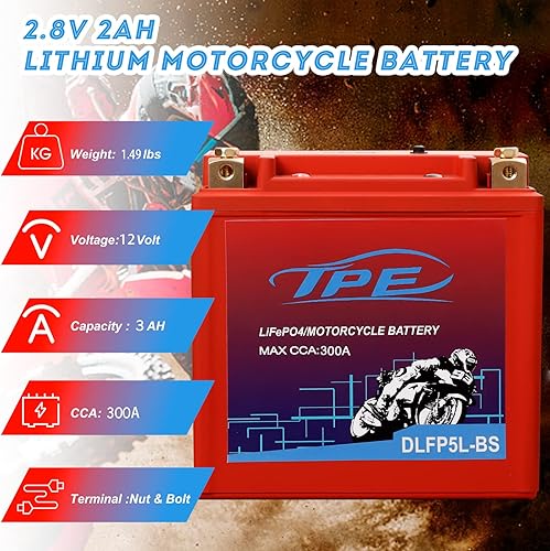 Miniatura 3 de LiFePO4 - Batería de litio para motocicleta, batería de litio Powersport de 12 V con sistema inteligente de gestión de batería y LCD, baterías de