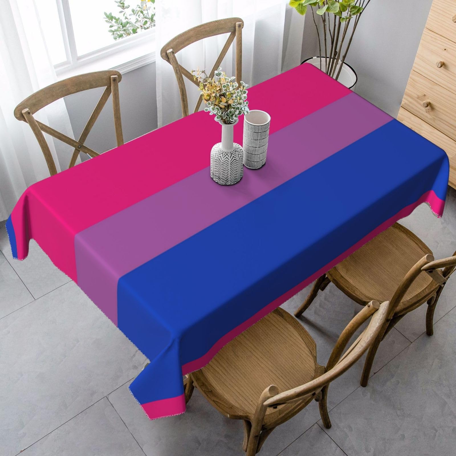 Nappe drapeau de la fierté LGBT bisexuel réutilisable et haute durabilité