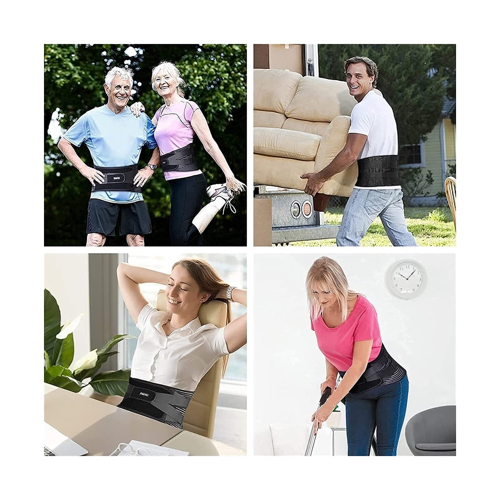 Tutore Lombare Con Bretelle For Uomo - Spallacci Rimovibili - Foto 7