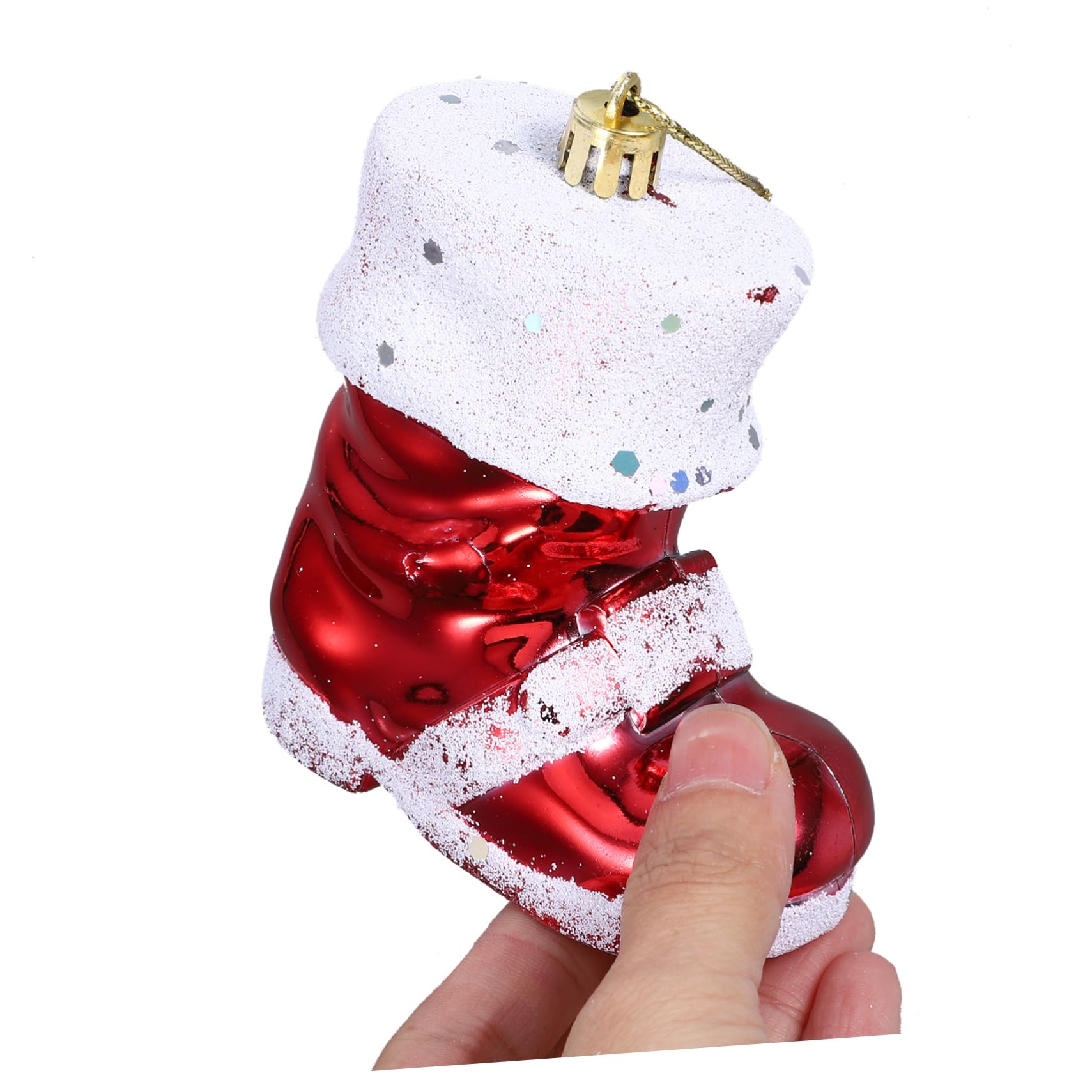 15 STK Christbaumschmuck Christbaumkugeln Zum Aufhängen Weihnachtsstrumpf Zum Aufhängen Hängende Weihnachtsverzierung Weihnachtsbaum Strumpf Anhänger Weihnachtsbaumschmuck Plastik PRETYZOOM