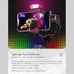 AI Tracking Sensor Magnetic LED RGB Video Fill Light with AI Vision Sensor Compatible with Hohem iSteady M6 / MT2 Smartphone Gimbal Stabilizer
