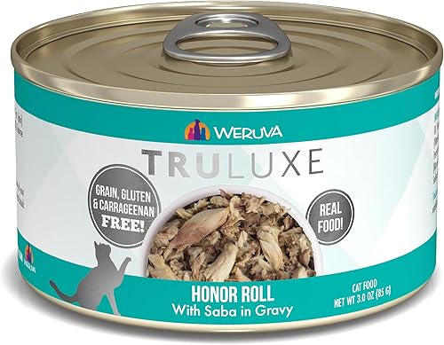 Vista 22 de Weruva Truluxe - Alimento para gatos, paquete variado, Truturf, comida húmeda para gatos, latas de 3 onzas (paquete de 24)
