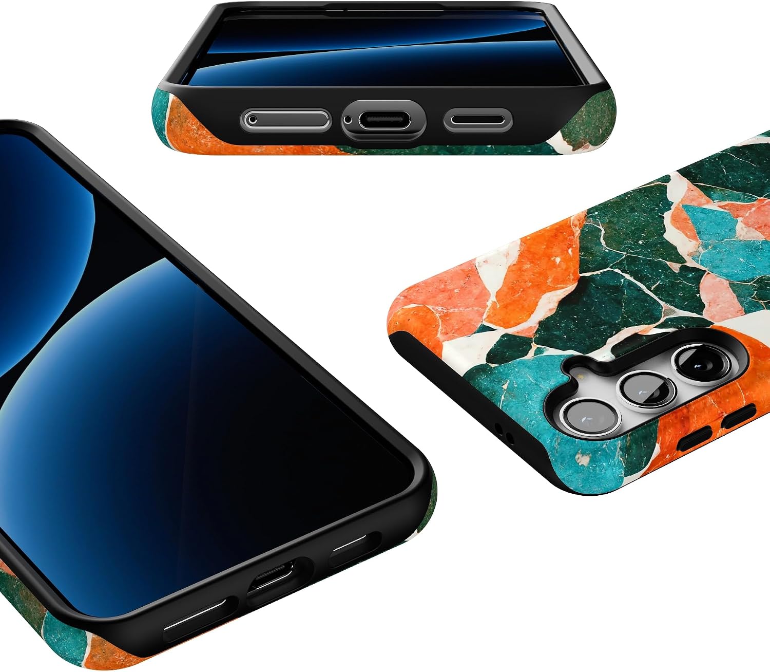 Casely Galaxy S24 Plus Case | of Quartz! | Sculpted Marble | Essential Slim Dual-Layer Protective Design