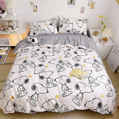 Miniatura 2 de HOLY HOME Juego de funda de edredón de 4 piezas con sábana encimera y fundas de almohada (Queen)