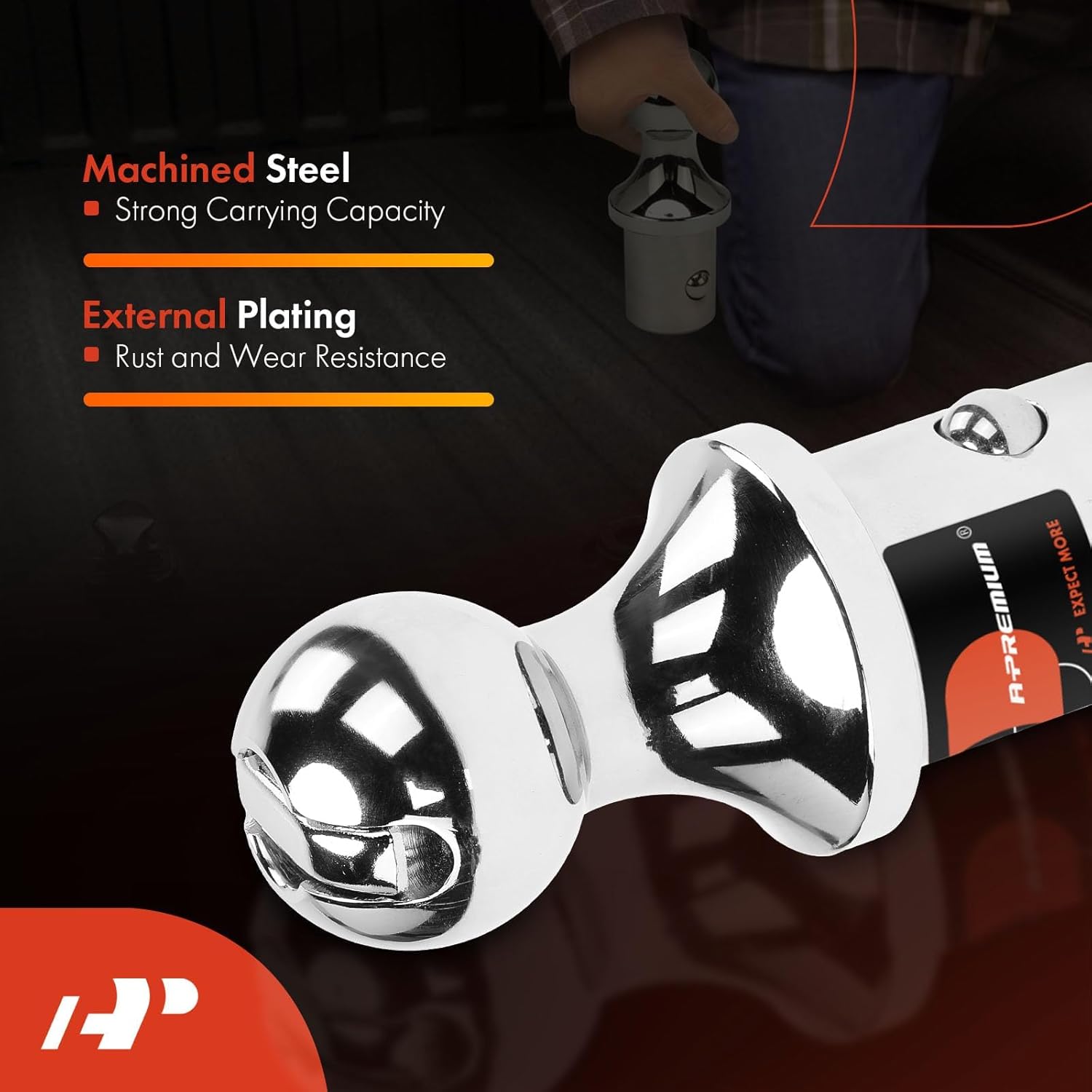 A-Premium 2-5/16 Inch Gooseneck Trailer Hitch Ball Kit 30,000 lbs GTW Compatible with Ford F-250/F-350/F-450 Super Duty & Chevrolet Silverado 2500/3500 HD & GMC Sierra 2500/3500 HD & Nissan Titan XD