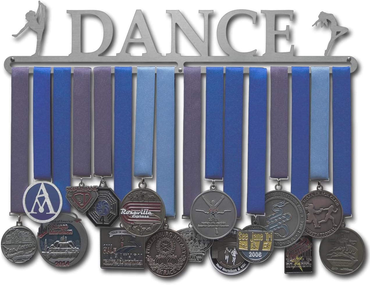 Allied Medal Hangers - Dance (Female Figures) - Medal Hanger Holder Display Rack