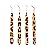 M LASH Tweezers for Eyelash Extensions (Set of 4) - Professional Lash Extension Tweezers - Fiber Tip, Japanese Steel, Diamond Grip Eyelash Extension Tweezer set (Leopard Prints)