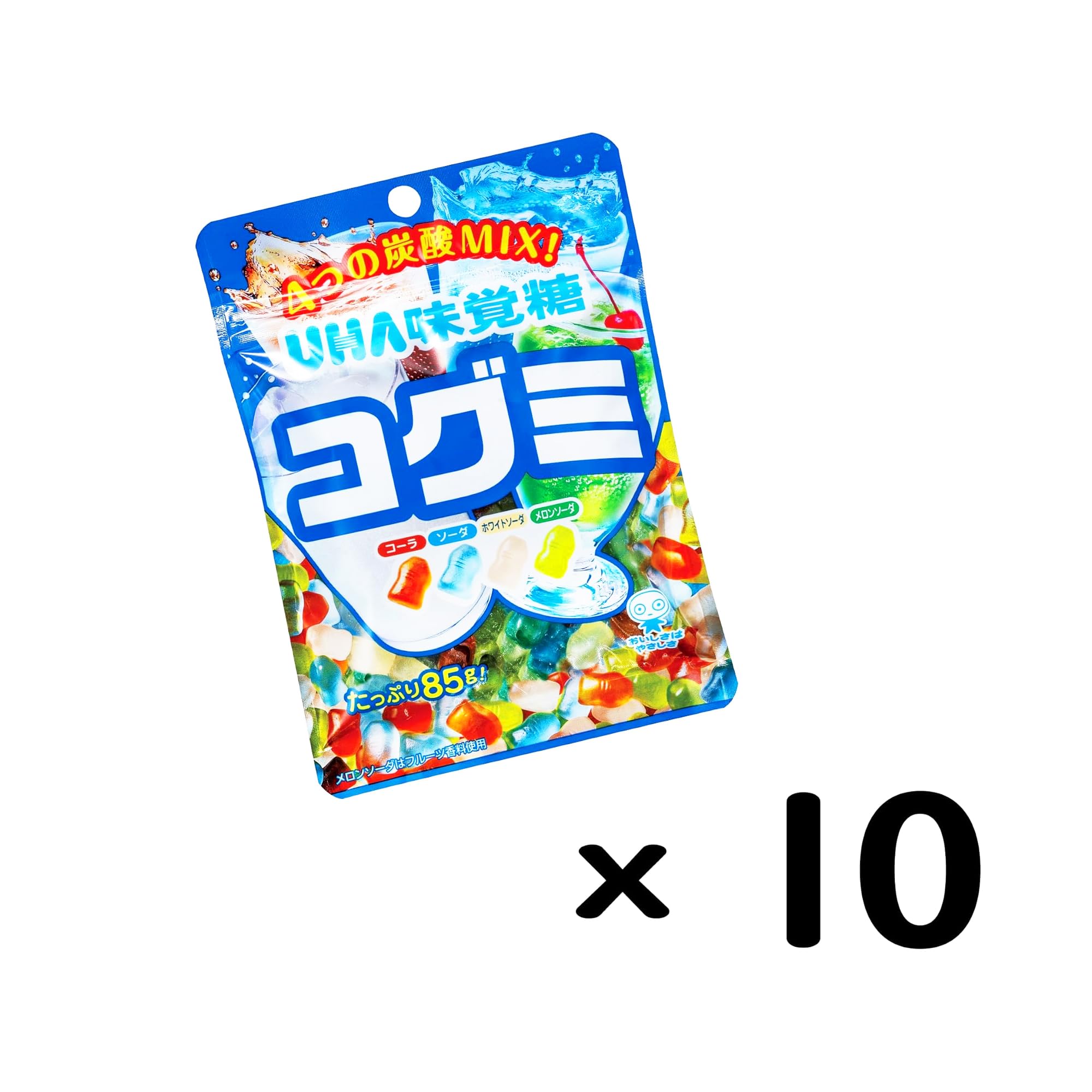 Amazon | 味覚糖 コグミ ドリンクアソート 85g×10袋 | UHA味覚糖