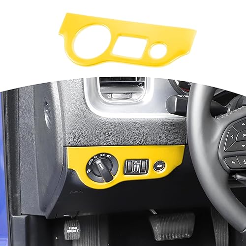 Miniatura 8 de RT-TCZ para cargador de interruptor de faros delanteros, accesorios interiores verdes para Dodge Challenger 2015 Up Charger 2010 Up