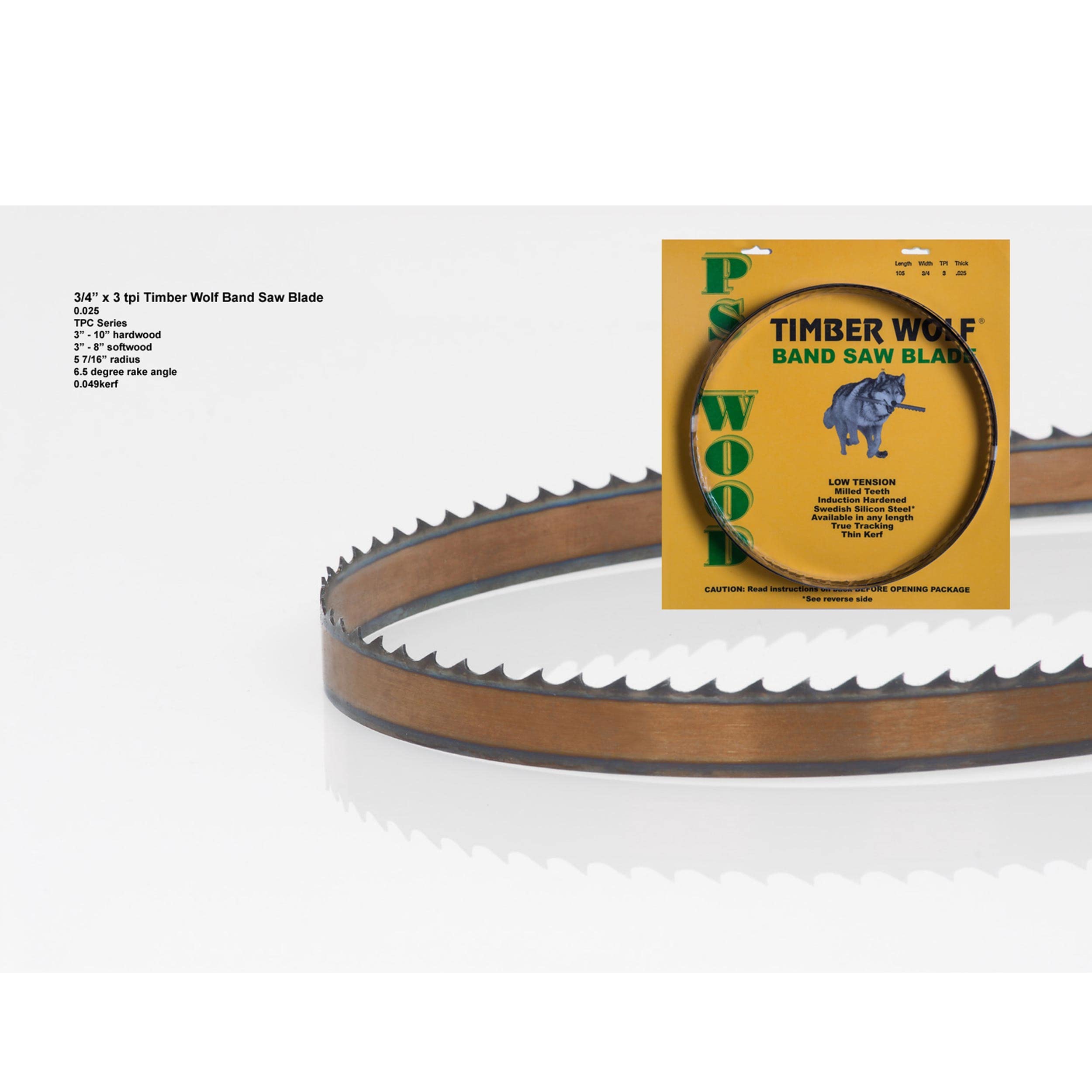 Timber Wolf Bandsaw Blade 3/4\