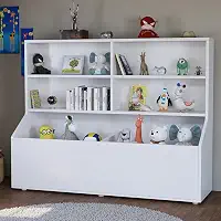 Estante Organizadora De Brinquedos E Livros Em MDF