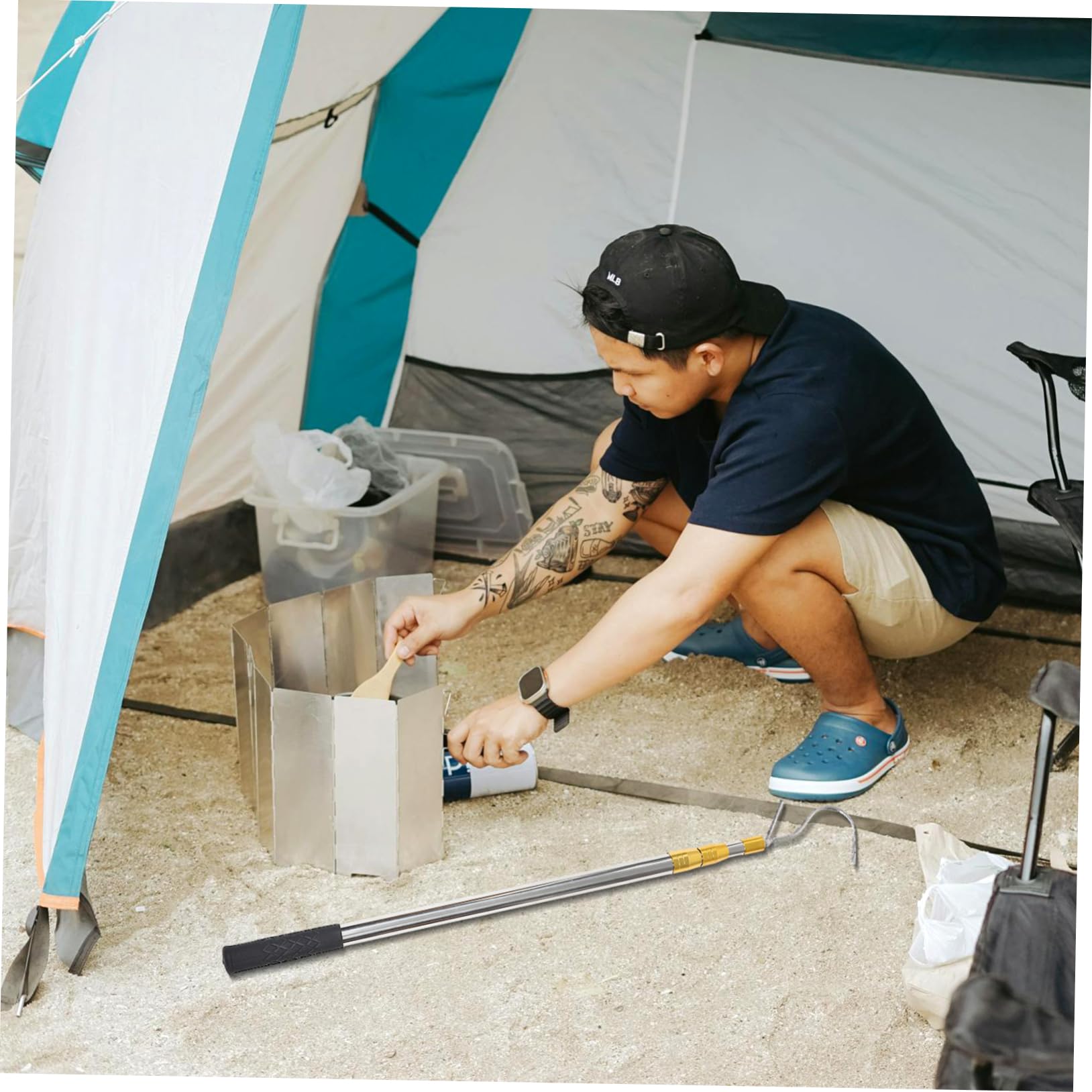 Campingausrüstung nöffnerse Für Wohnle Lan Se nringhaken Vertikale Zugse Lanr Senhaken Gardinense Tragbare nse nhaken Ca
