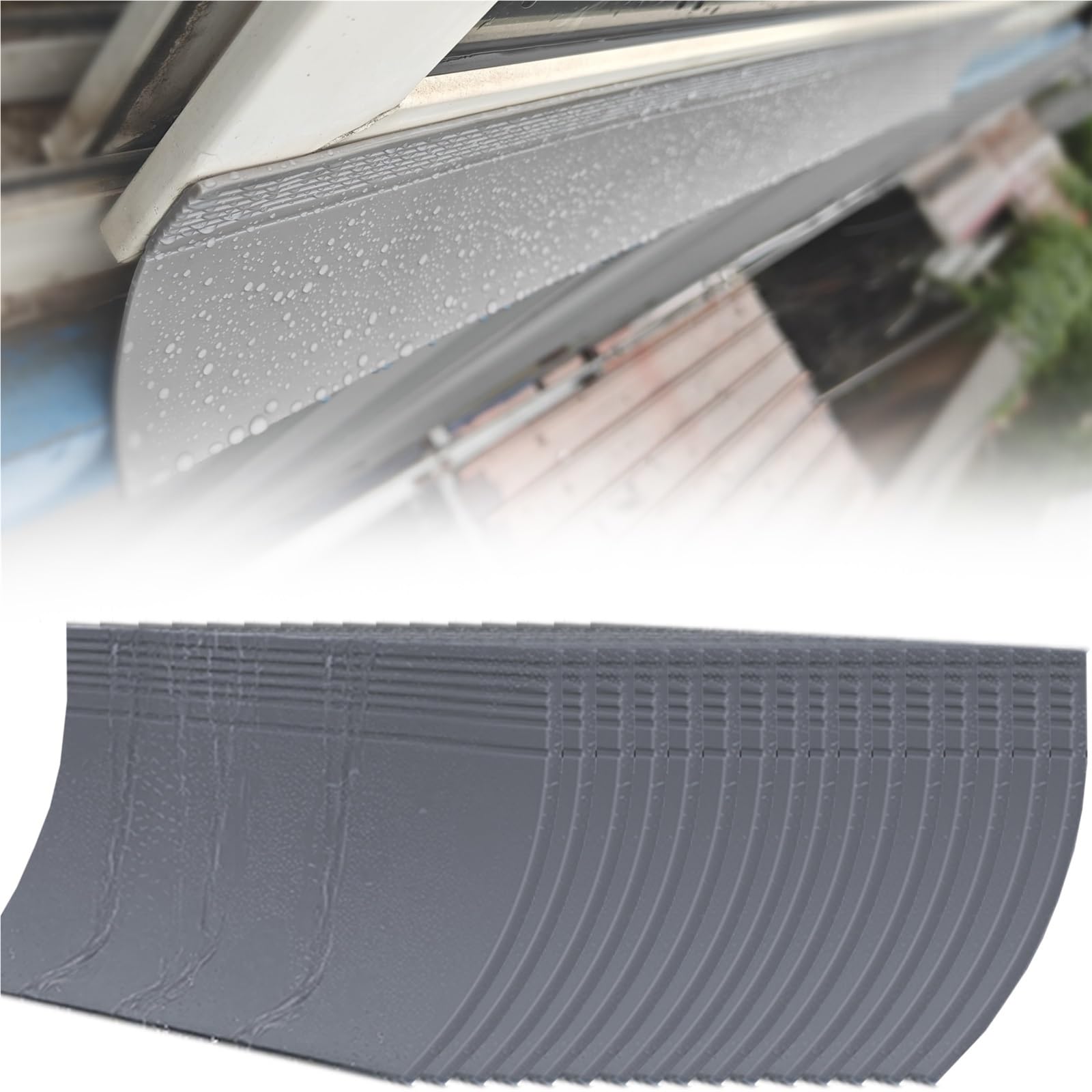 Barra de protección para ventanas de 70 a 110 mm, aislamiento para un hogar seco y cómodo
