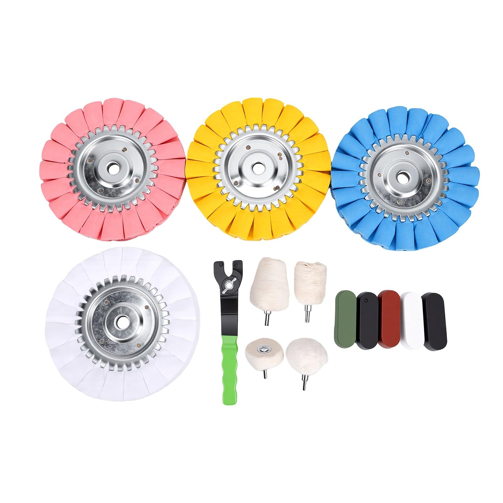 Zunate S Form Polierrad Kit für Aluminium Edelstahl