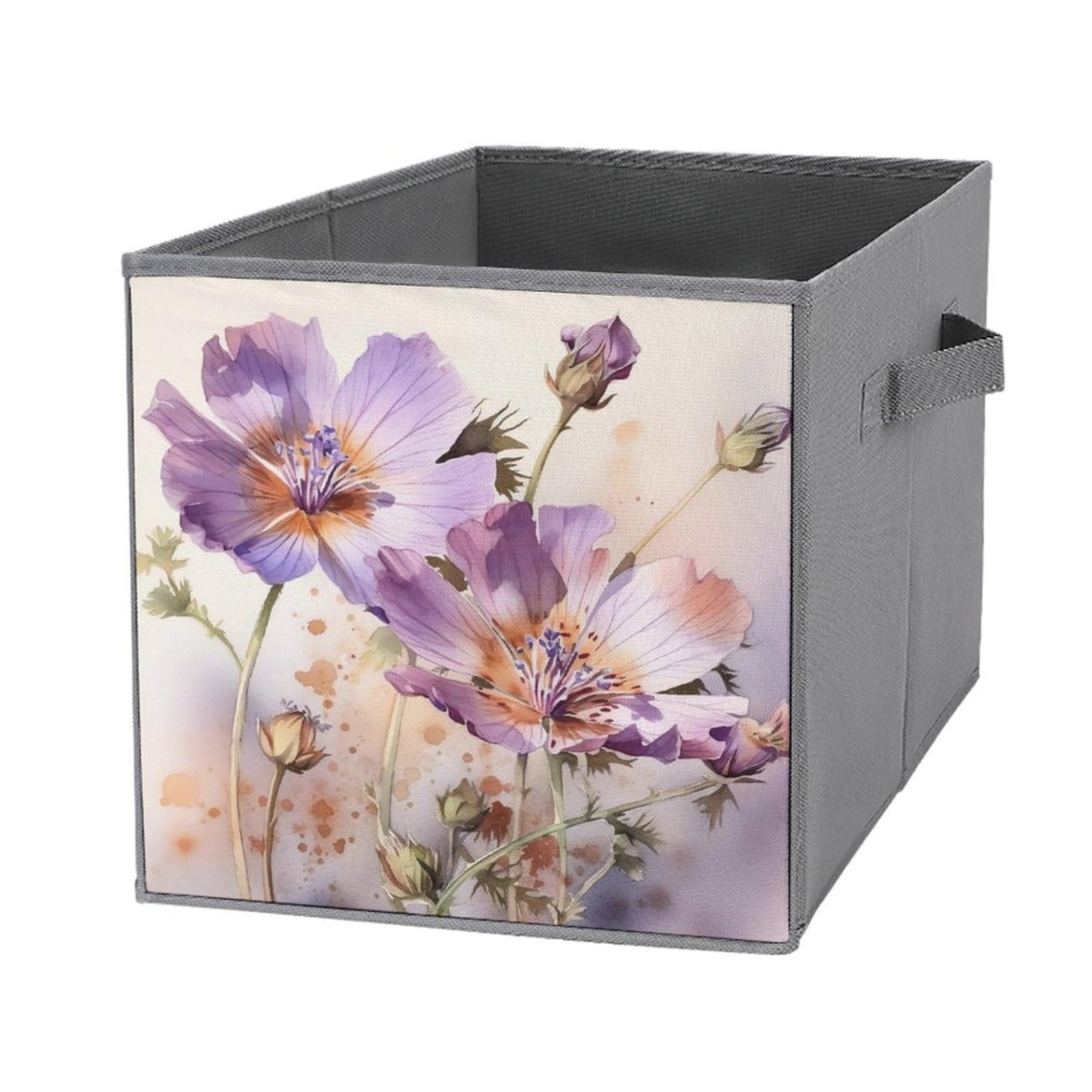 Bacs de rangement pour vêtements fleuris pour harmoniser vos placards de chambre et dressing