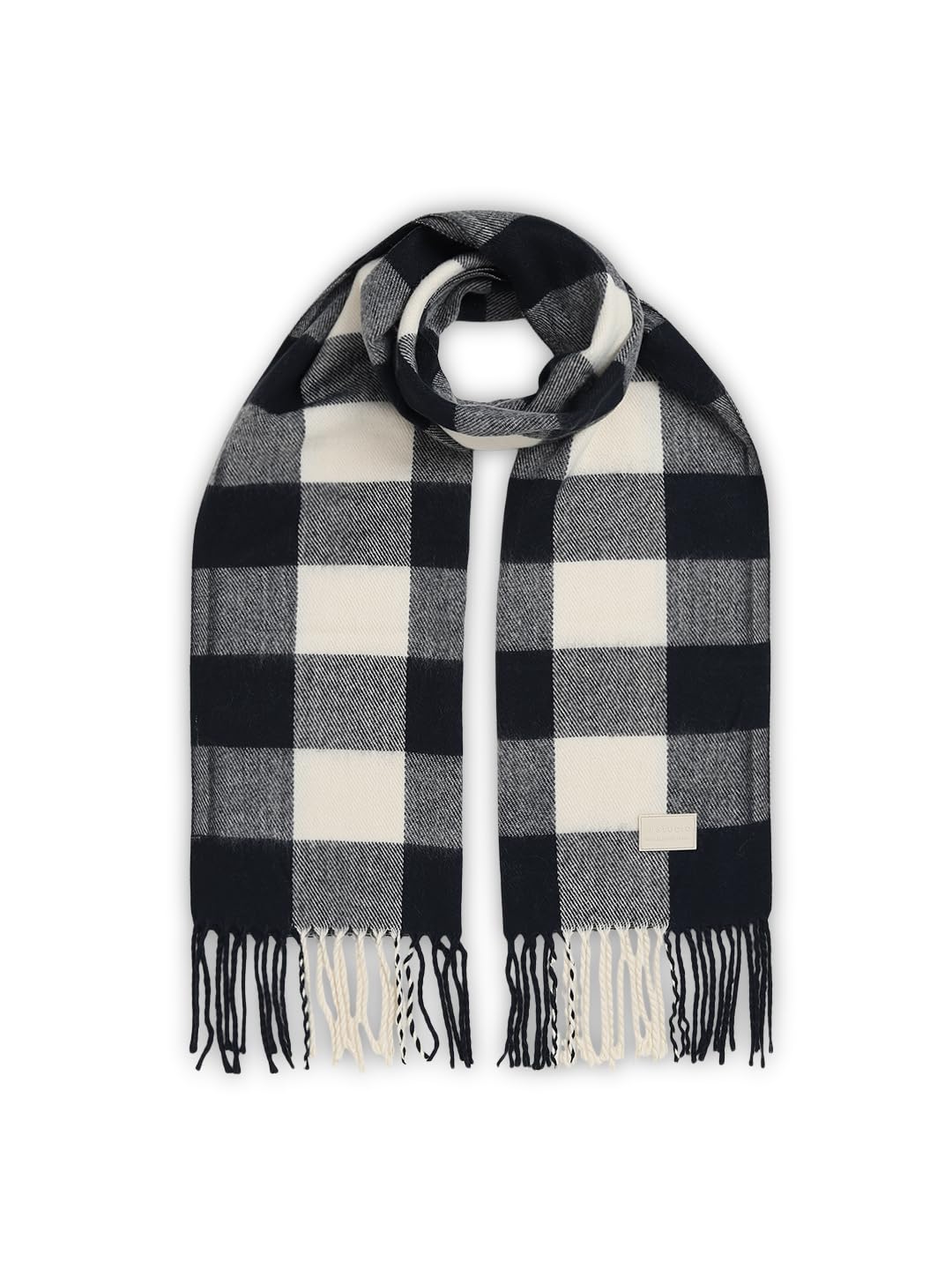 jack & jones Men Dark Navy Check Acrylic Scarf-picture-13