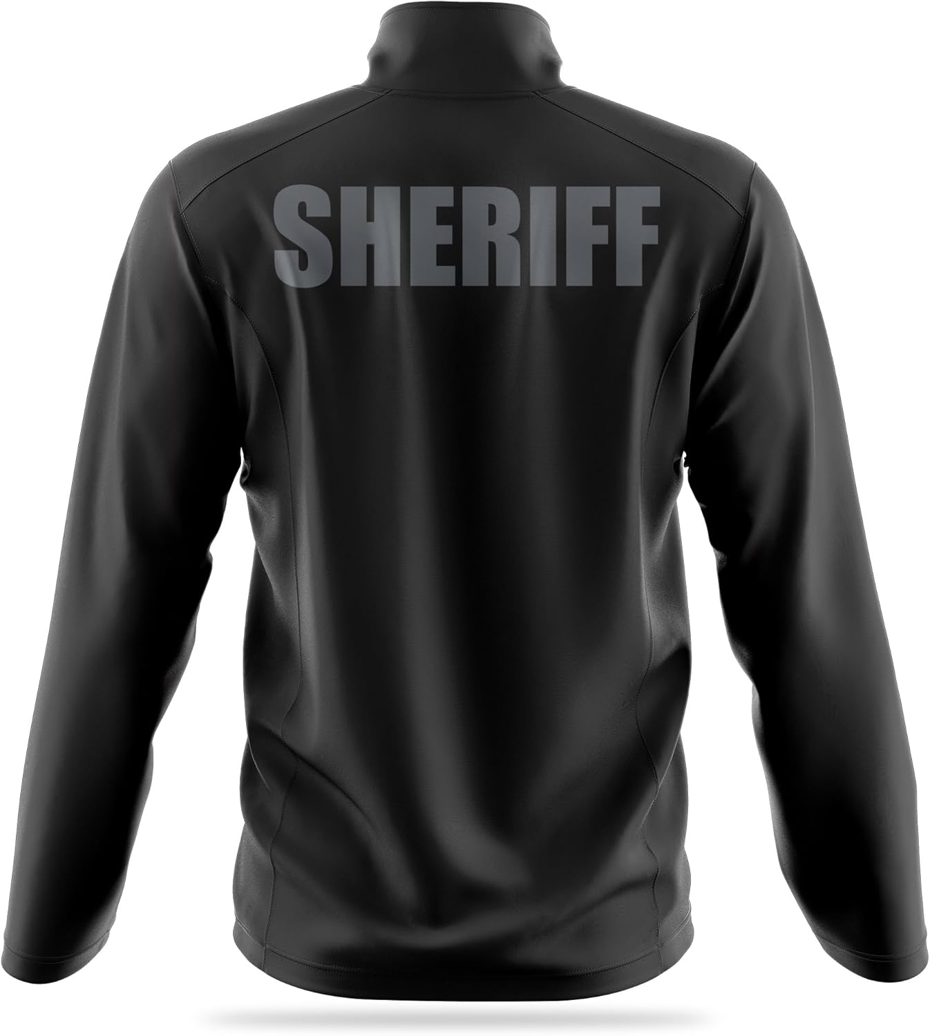 Sheriff Soft Shell Jacket - USA Patriotic Apparel - Poly & Spandex Blend for Odor Free & Moisture-Wicking Comfort