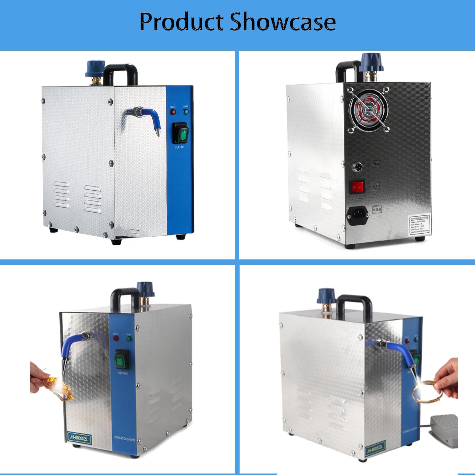 MáQuina Profesional De Limpieza A Vapor para Gemas, MáQuina Profesional De Limpieza A Vapor para Gemas, Oro Y Plata, MáQuina De Limpieza A Vapor para JoyeríA 2L