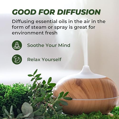 Miniatura 8 de Benatu Juego de aceites esenciales (menta, eucalipto, lavanda de árbol de té, citronela, naranja)  Regalo de fragancia natural para mujeres y